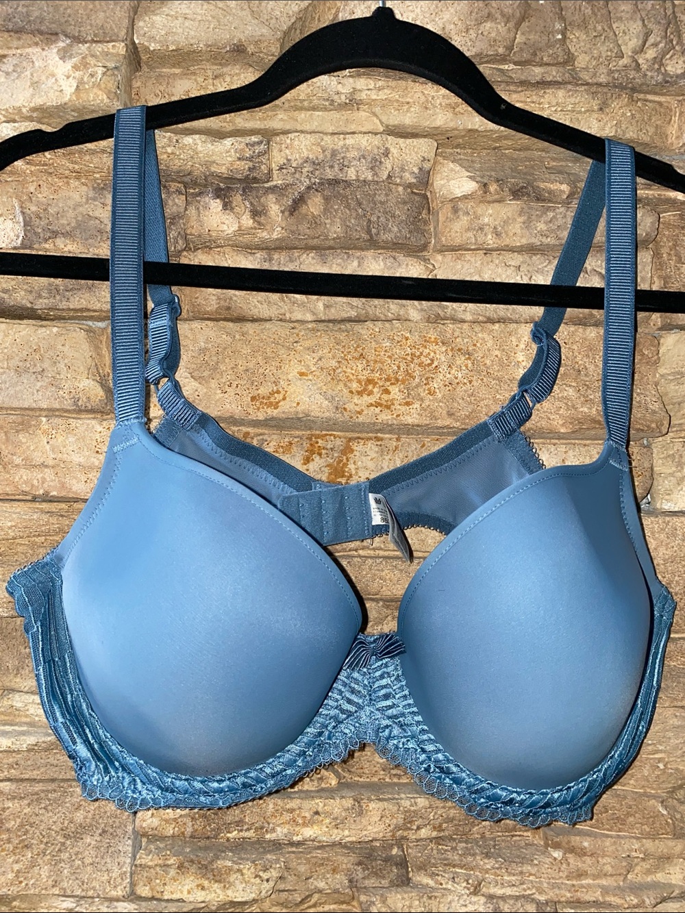 Wacoal Slate Blue Contour Underwire T-Shirt Bra 38C 853117